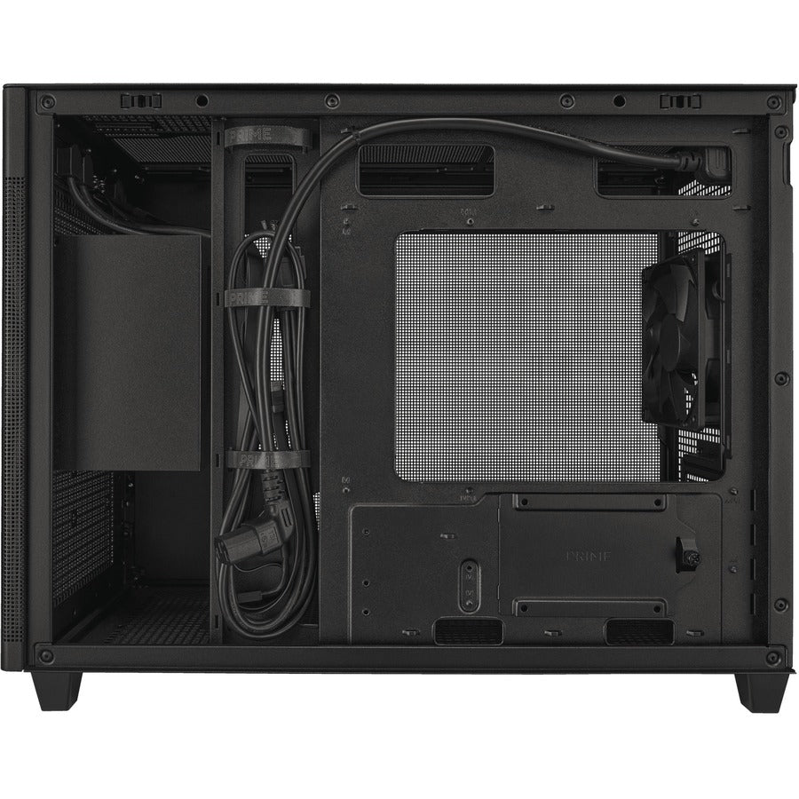 Asus Prime AP201 Computer Case - Small Tower - Black - Mesh - 4 x Bay - 1 x 4.72 x Fan(s)