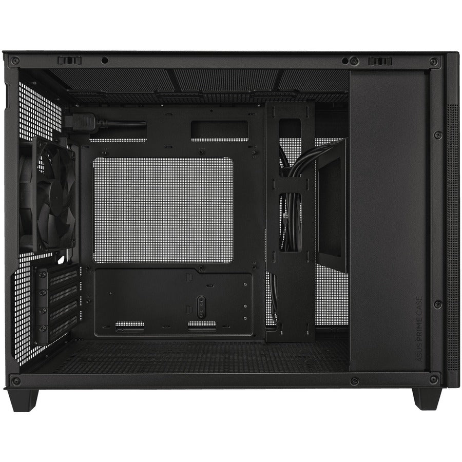 Asus Prime AP201 Computer Case - Small Tower - Black - Mesh - 4 x Bay - 1 x 4.72 x Fan(s)