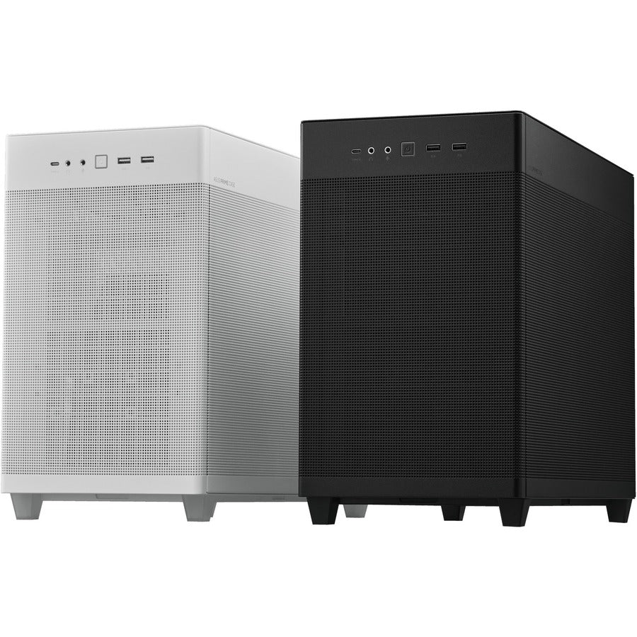 Asus Prime AP201 Computer Case - Small Tower - Black - Mesh - 4 x Bay - 1 x 4.72 x Fan(s)