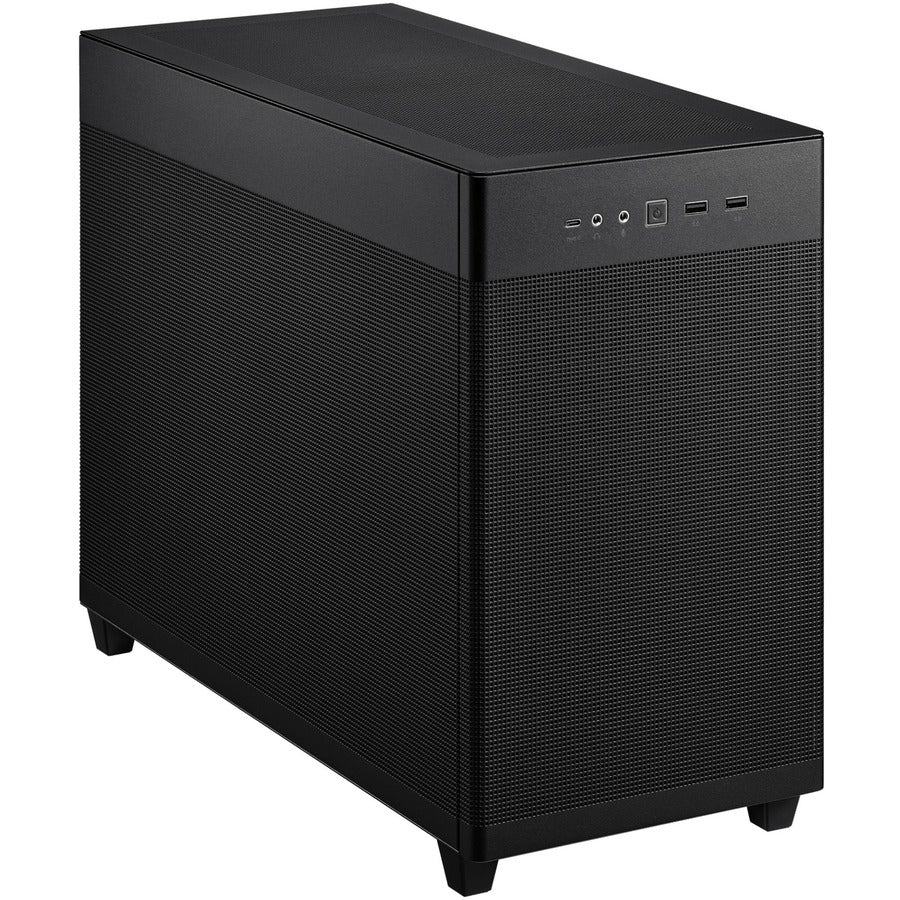 Asus Prime AP201 Computer Case - Small Tower - Black - Mesh - 4 x Bay - 1 x 4.72 x Fan(s)
