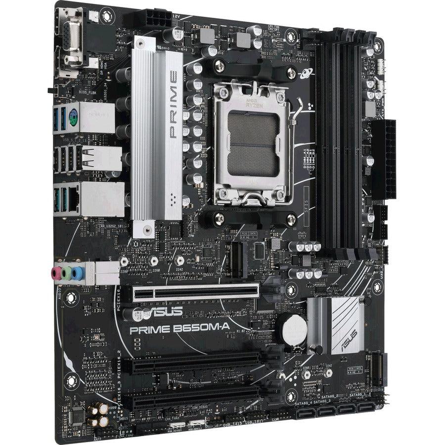 Asus Prime B650M-A-CSM Desktop Motherboard - AMD B650 Chipset - Socket AM5 - Micro ATX
