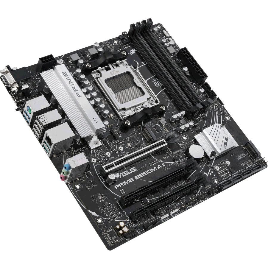 Asus Prime B650M-A II-CSM Gaming Desktop Motherboard - AMD B650 Chipset - Socket AM5 - Micro ATX