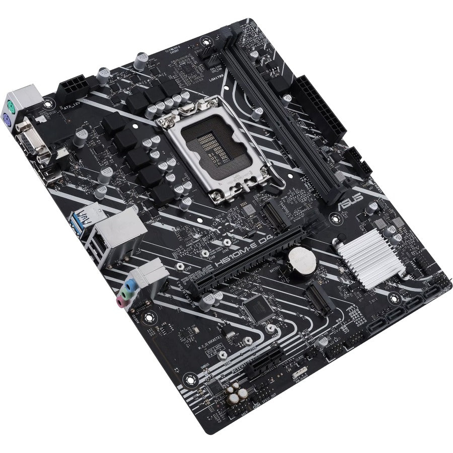 Asus Prime H610M-E D4-CSM Desktop Motherboard - Intel H610 Chipset - Socket LGA-1700 - Pen