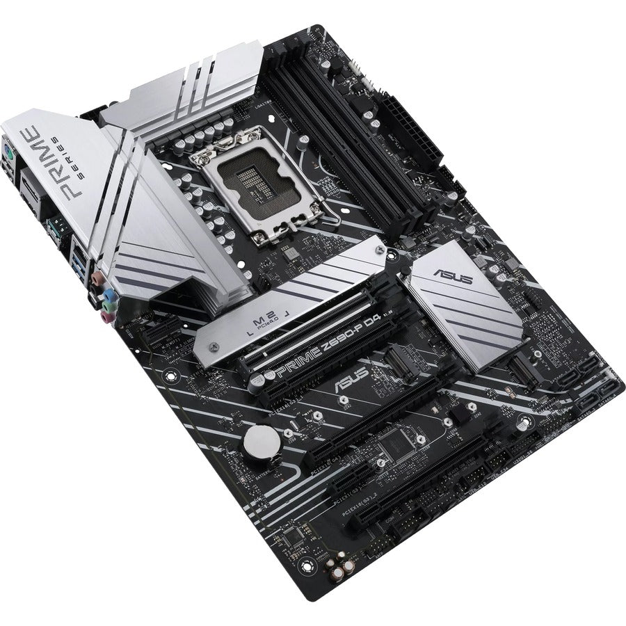 Asus Prime Z690-P D4 Desktop Motherboard - Intel Z690 Chipset - Socket LGA-1700 - Intel Optane Memory Ready - ATX