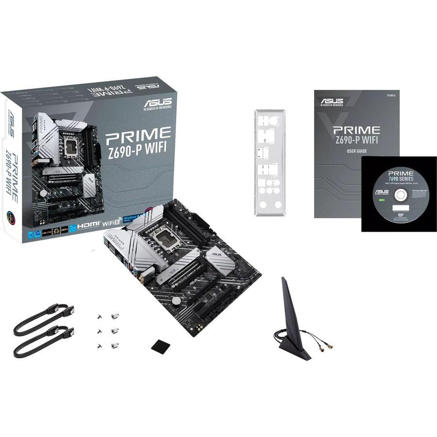 Asus Prime Z690-P Wifi Socket Lga1700/ Intel Z690/ Ddr5/ Wifi & Bluetooth/ Sata3&Usb3.2/ M.2/ Atx Motherboard