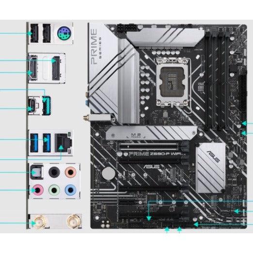 Asus Prime Z690-P Wifi Socket Lga1700/ Intel Z690/ Ddr5/ Wifi & Bluetooth/ Sata3&Usb3.2/ M.2/ Atx Motherboard