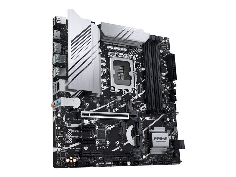Asus Prime Z790M-Plus D4 - Motherboard - Micro Atx - Lga1700 Socket - Z790 Chipset - Usb 3.2 Gen 1, Usb 3.2 Gen 2, Usb-C 3.2 Gen 2X2, Usb-C 3.2 Gen 1 - Gigabit Lan - Onboard Graphics (Cpu Required) - Hd Audio (8-Channel)