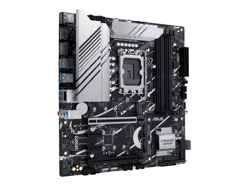 Asus Prime Z790M-Plus D4 - Motherboard - Micro Atx - Lga1700 Socket - Z790 Chipset - Usb 3.2 Gen 1, Usb 3.2 Gen 2, Usb-C 3.2 Gen 2X2, Usb-C 3.2 Gen 1 - Gigabit Lan - Onboard Graphics (Cpu Required) - Hd Audio (8-Channel)