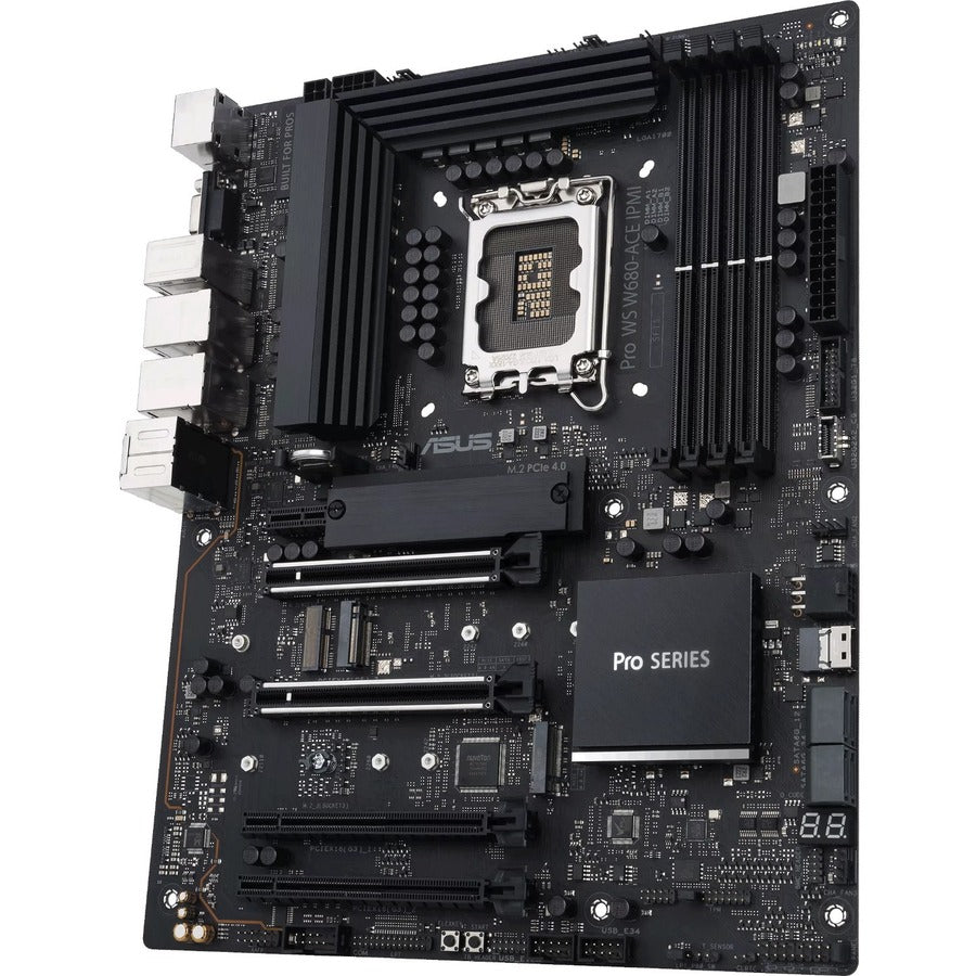 Asus Pro WS W680-ACE IPMI Workstation Motherboard - Intel W680 Chipset - Socket LGA-1700 -