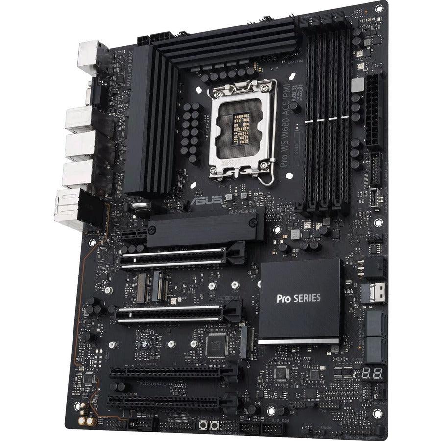 Asus Pro Workstation Motherboard - Intel W680 Chipset - Socket LGA-1700 - ATX