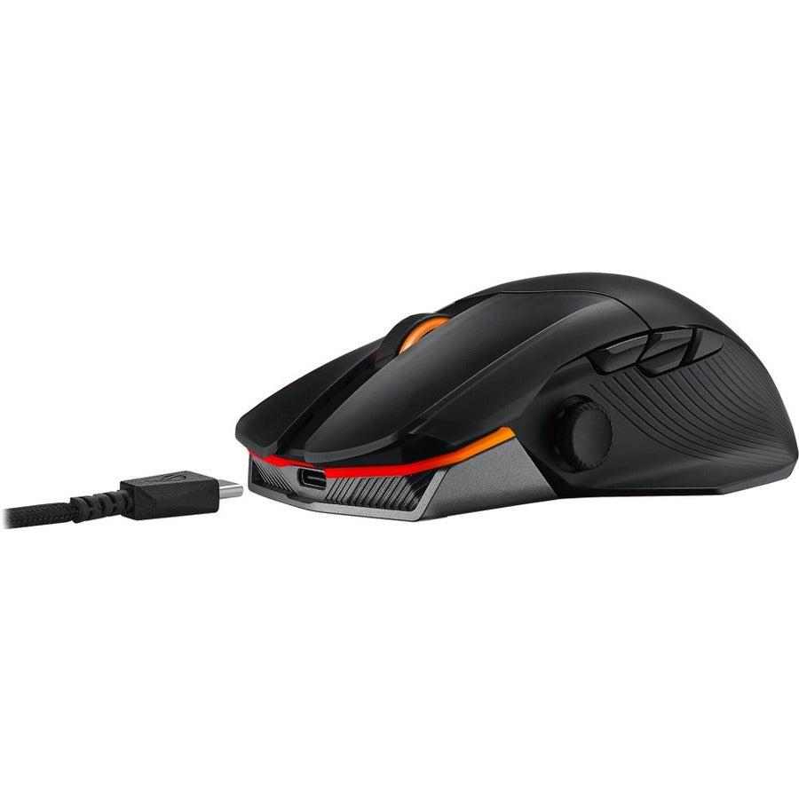 Asus ROG Chakram X Origin Gaming Mouse - Optical - Cable/Wireless - Bluetooth/Radio Freque