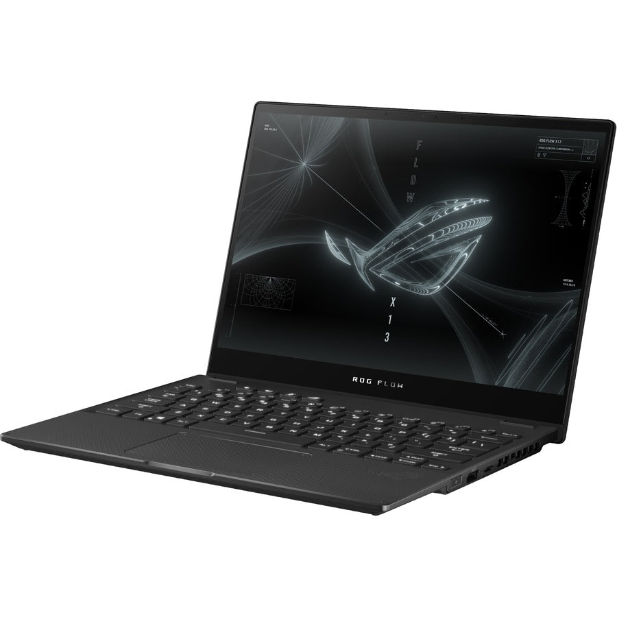 Asus ROG Flow X13 GV301 GV301QH-XS98-B 13.4" Touchscreen Gaming Notebook - WQUXGA - 3840 x 2400 - AMD Ryzen 9 5980HS 3.10 GHz - 32 GB Total RAM - 1 TB SSD - Off Black