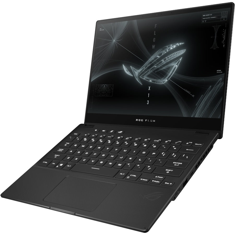Asus ROG Flow X13 GV301 GV301QH-XS98-B 13.4" Touchscreen Gaming Notebook - WQUXGA - 3840 x 2400 - AMD Ryzen 9 5980HS 3.10 GHz - 32 GB Total RAM - 1 TB SSD - Off Black