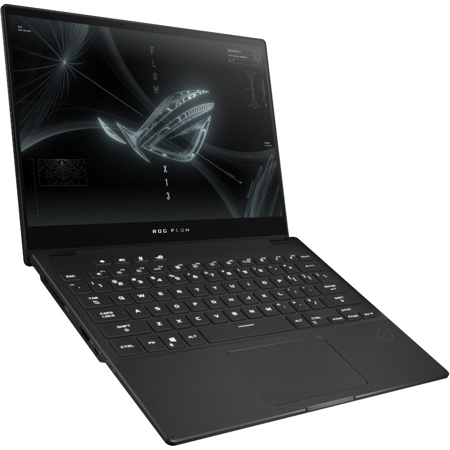 Asus ROG Flow X13 GV301 GV301QH-XS98-B 13.4" Touchscreen Gaming Notebook - WQUXGA - 3840 x 2400 - AMD Ryzen 9 5980HS 3.10 GHz - 32 GB Total RAM - 1 TB SSD - Off Black