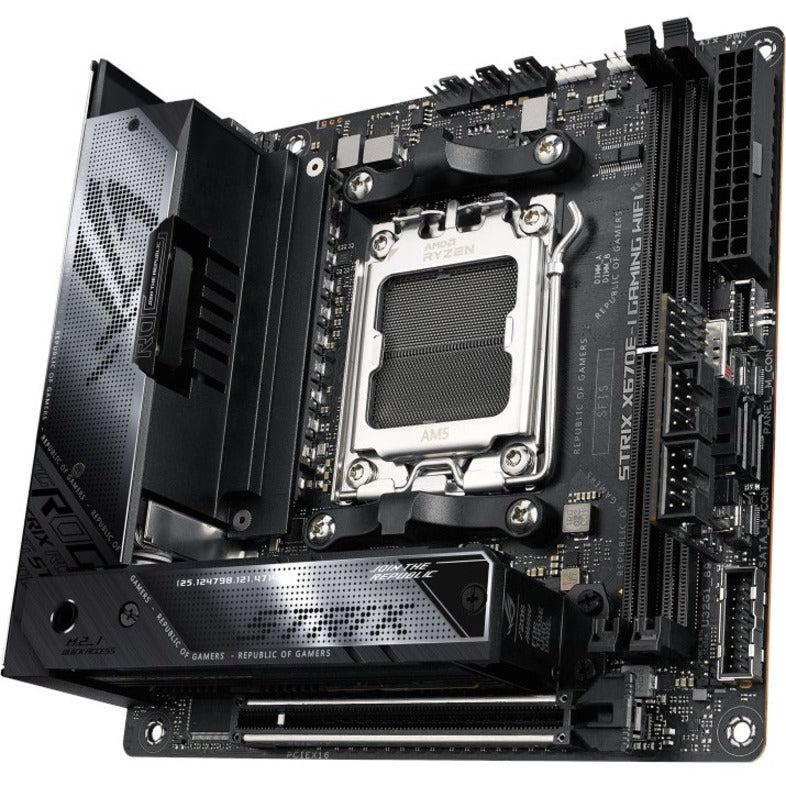 Asus ROG Strix X670E-I GAMING WIFI Gaming Desktop Motherboard - AMD X670 Chipset - Socket AM5 - Mini ITX ROGSTRIXX670EIGAMING