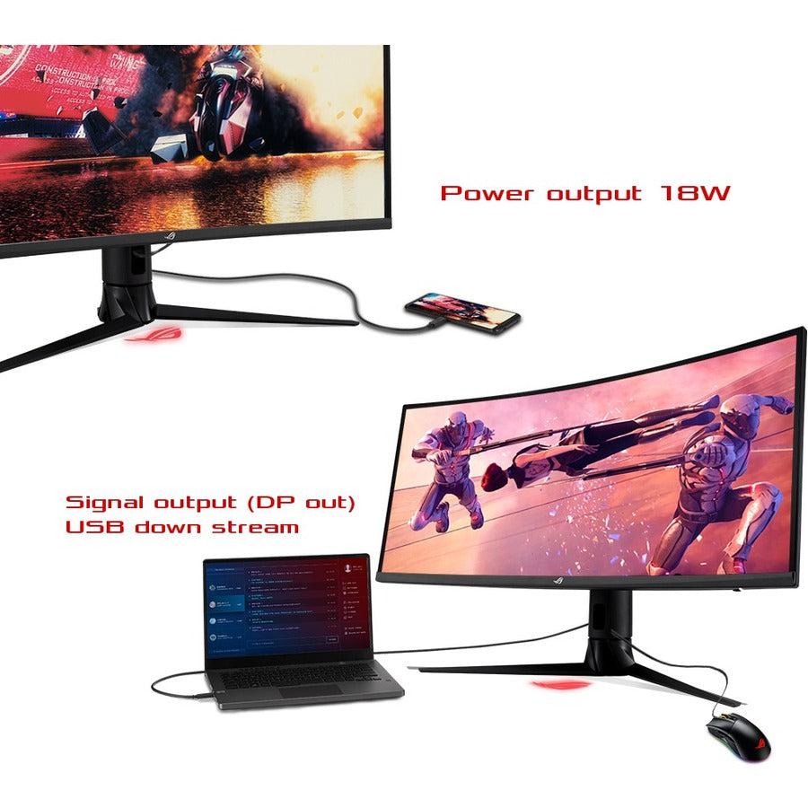Asus ROG Strix XG349C 34 Class UW-QHD Curved Screen Gaming LCD Monitor - 21:9"