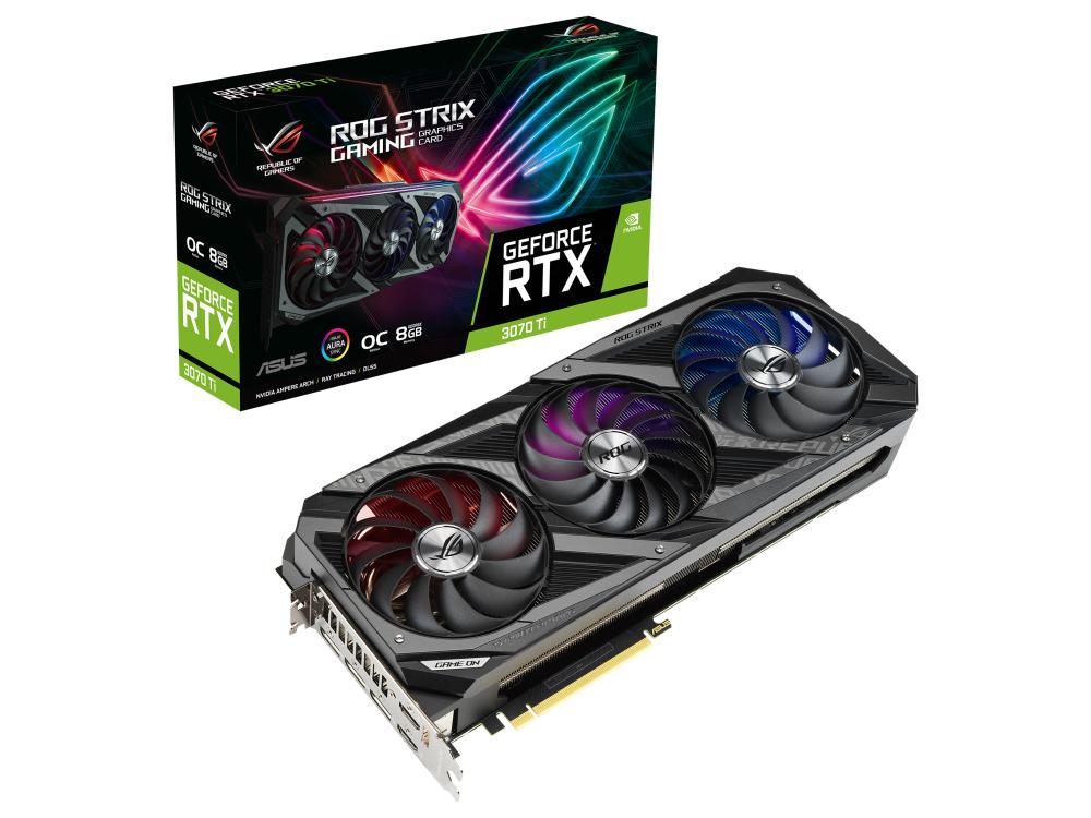 Asus ROG NVIDIA GeForce RTX 3070 Ti Graphic Card - 8 GB GDDR6 ROG-STRIX-RTX3070TI-O8G-GAMING