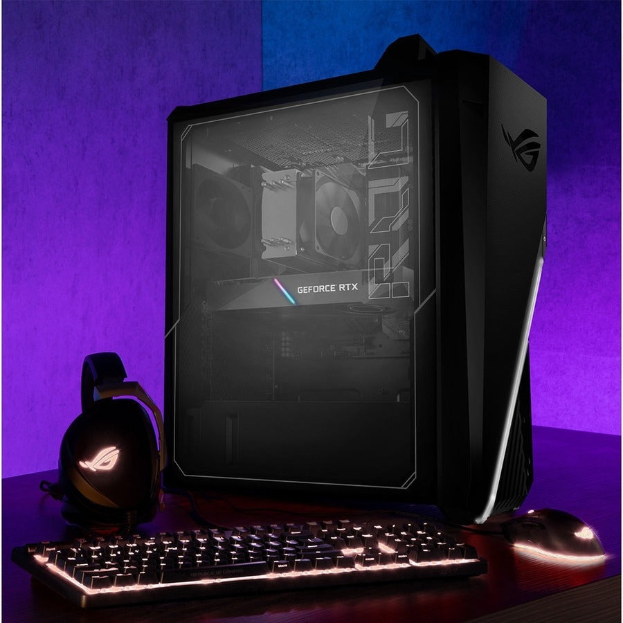 Asus Rog Strix Gt15 G15Cf-Bs764 Gaming Desktop Computer - Intel Core I7 12Th Gen I7-12700F Dodeca-Core (12 Core) 2.10 Ghz - 16 Gb Ram Ddr4 Sdram - 512 Gb M.2 Pci Express Nvme 4.0 Ssd - Mid-Tower - Star Black