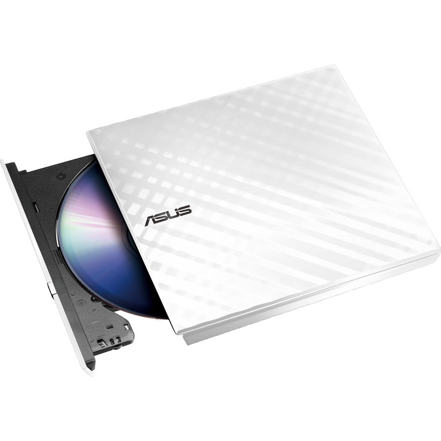 Asus Sdrw-08D2S-U Dvd-Writer - External - Retail Pack - White Sdrw-08D2S-U W G Aci