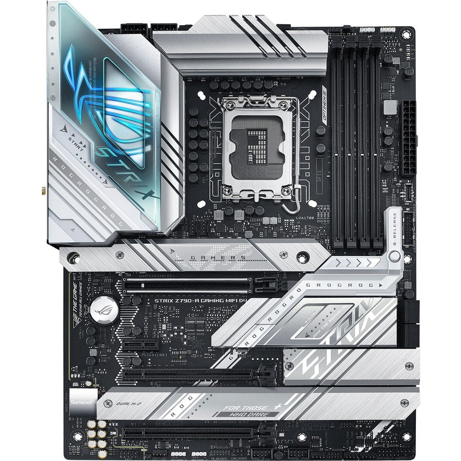 Asus Strix STRIX Z790-A GAMING WIFI D4 Gaming Desktop Motherboard - Intel Z790 Chipset - Socket LGA-1700 - ATX ROGSTRIXZ790AGAMINGWIFID4
