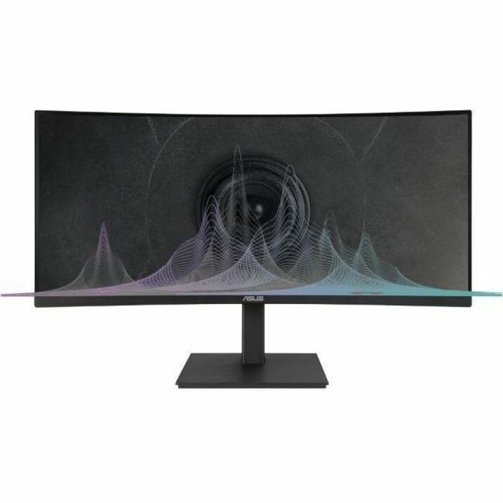 Asus VA34VCPSN 34 Class UW-QHD Curved Screen LED Monitor - 21:9 - Matte Black - 34 Viewabl