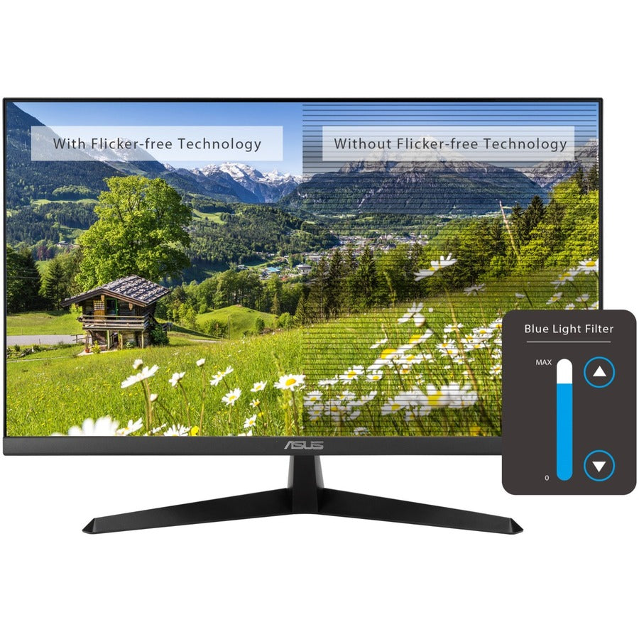 Asus VY279HE 27" Full HD LED Gaming LCD Monitor - 16:9 - Black