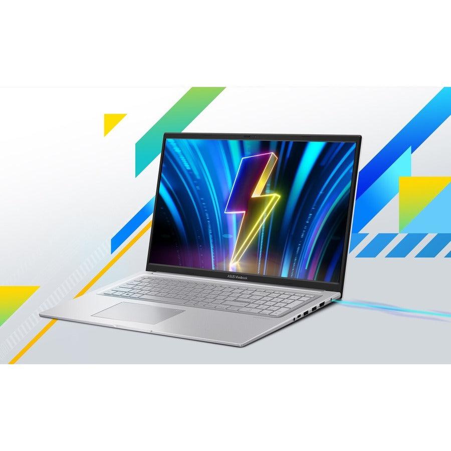 Asus VivoBook 17 F1704 F1704ZA-DS24 17.3" Notebook - Full HD - 1920 x 1080 - Intel Pentium 8505 - 8 GB Total RAM - 8 GB On-board Memory - 256 GB SSD - Quiet Blue