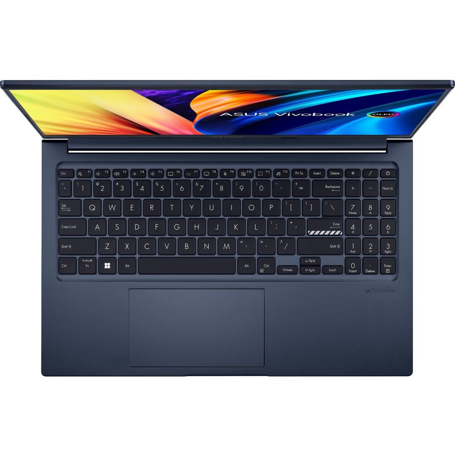 Asus Vivobook 15X OLED M1503 M1503QA-ES52 15.6 Notebook - Full HD - AMD Ryzen 5 5600H - 8 GB - 512 GB SSD - Quiet Blue"