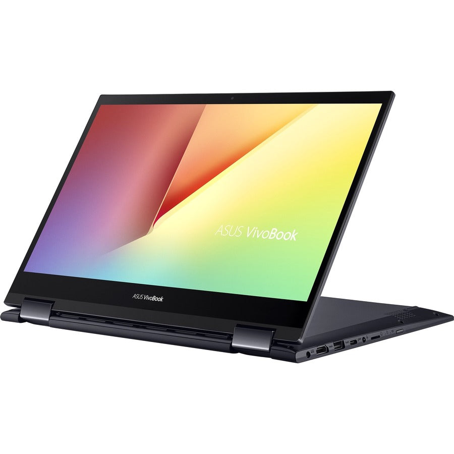 Asus Vivobook Flip 14 Tm420 Tm420Ua-Ds52T 14" Touchscreen Convertible Notebook - Full Hd - 1920 X 1080 - Amd Ryzen 5 5500U Hexa-Core (6 Core) 2.10 Ghz - 8 Gb Total Ram - 512 Gb Ssd - Bespoke Black