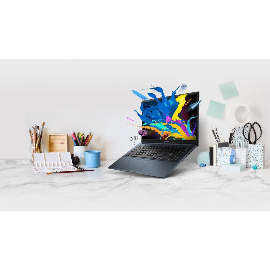 Asus Vivobook Pro 15 K6500 K6500Zh-Db51 15.6" Notebook - Full Hd - 1920 X 1080 - Intel Core I5 12Th Gen I5-12450H Octa-Core (8 Core) 2 Ghz - 8 Gb Total Ram - 8 Gb On-Board Memory - 512 Gb Ssd - Quiet Blue