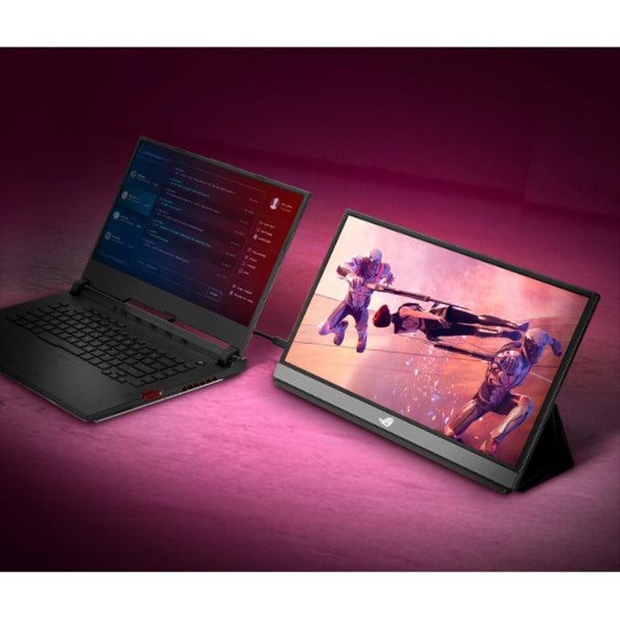 Asus Xg17Ahpe 17.3 Inch Ips Fhd 1,000:1 3Ms Hdmi/Usb Led Lcd Monitor, W/ Speakers