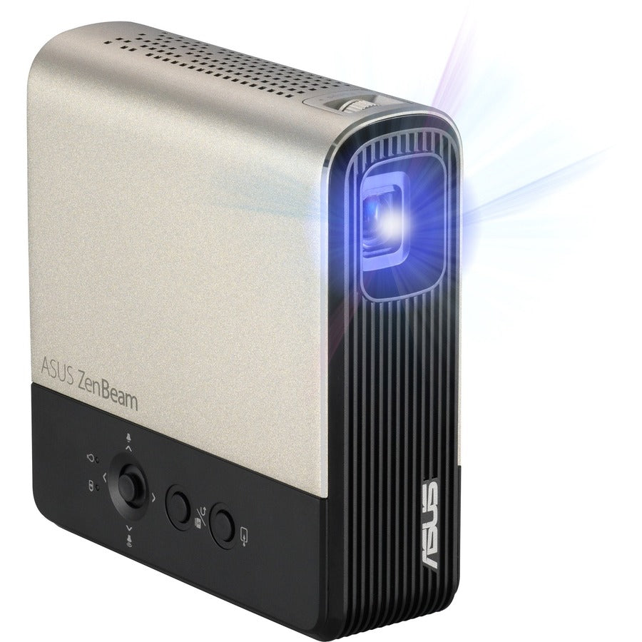Asus ZenBeam E2 DLP Projector - 16:9 - Ceiling Mountable Portable - Black Gold - 854 x 480