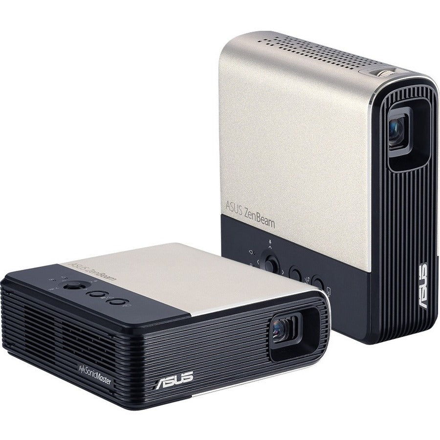 Asus ZenBeam E2 DLP Projector - 16:9 - Ceiling Mountable Portable - Black Gold - 854 x 480