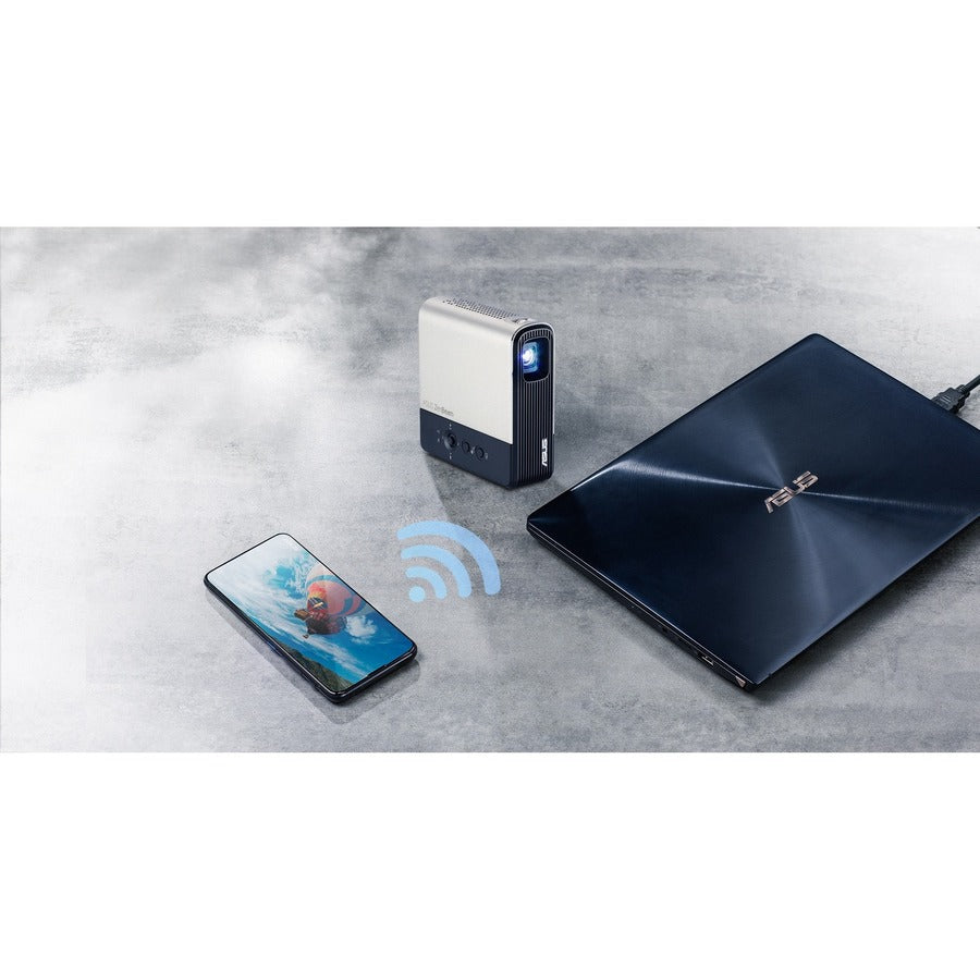 Asus ZenBeam E2 DLP Projector - 16:9 - Ceiling Mountable Portable - Black Gold - 854 x 480