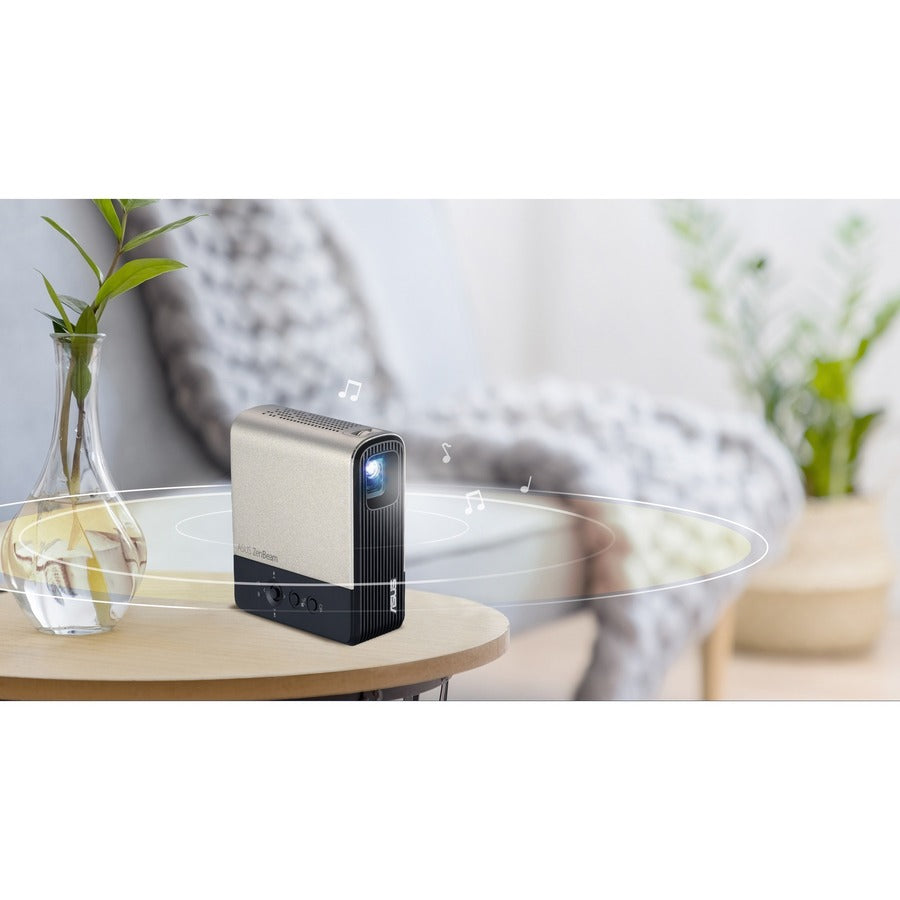 Asus ZenBeam E2 DLP Projector - 16:9 - Ceiling Mountable Portable - Black Gold - 854 x 480