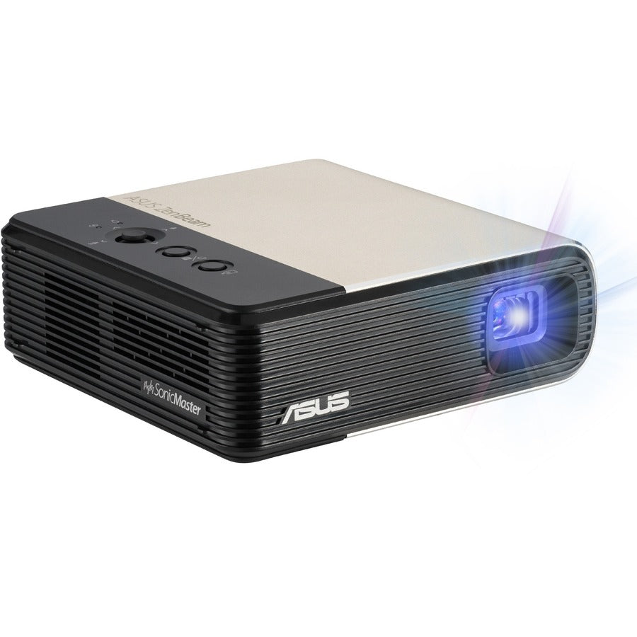 Asus ZenBeam E2 DLP Projector - 16:9 - Ceiling Mountable Portable - Black Gold - 854 x 480