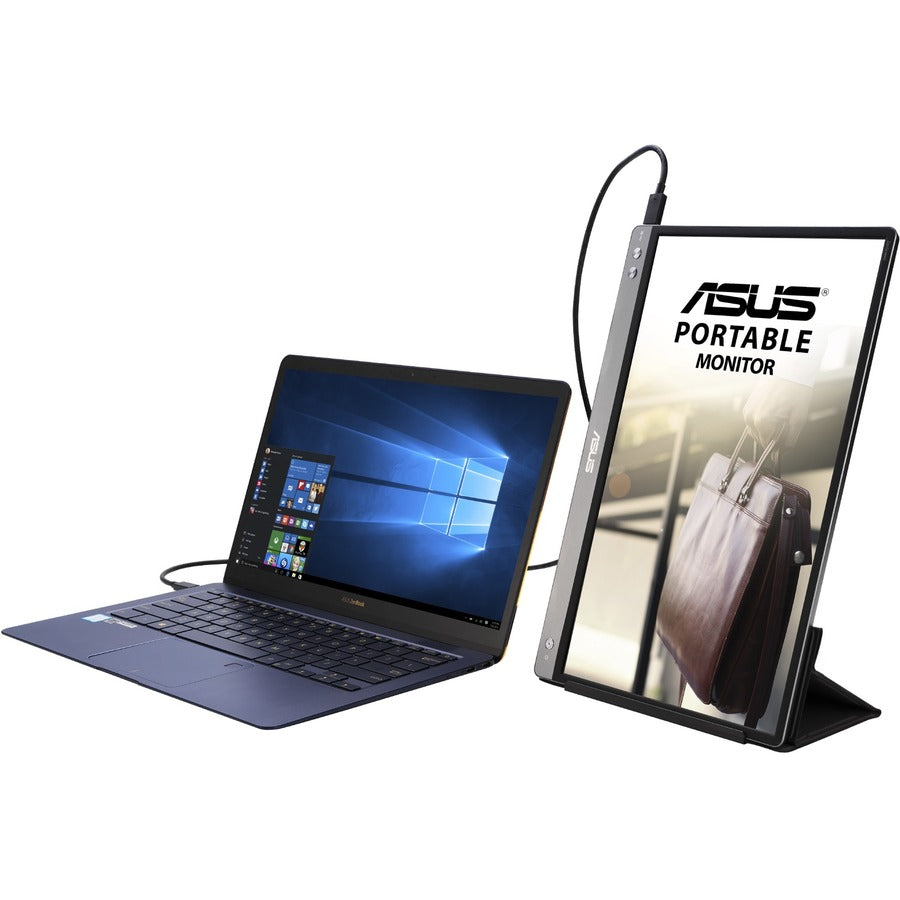 Asus ZenScreen MB14AC 14" Full HD WLED LCD Monitor - 16:9 - Dark Gray