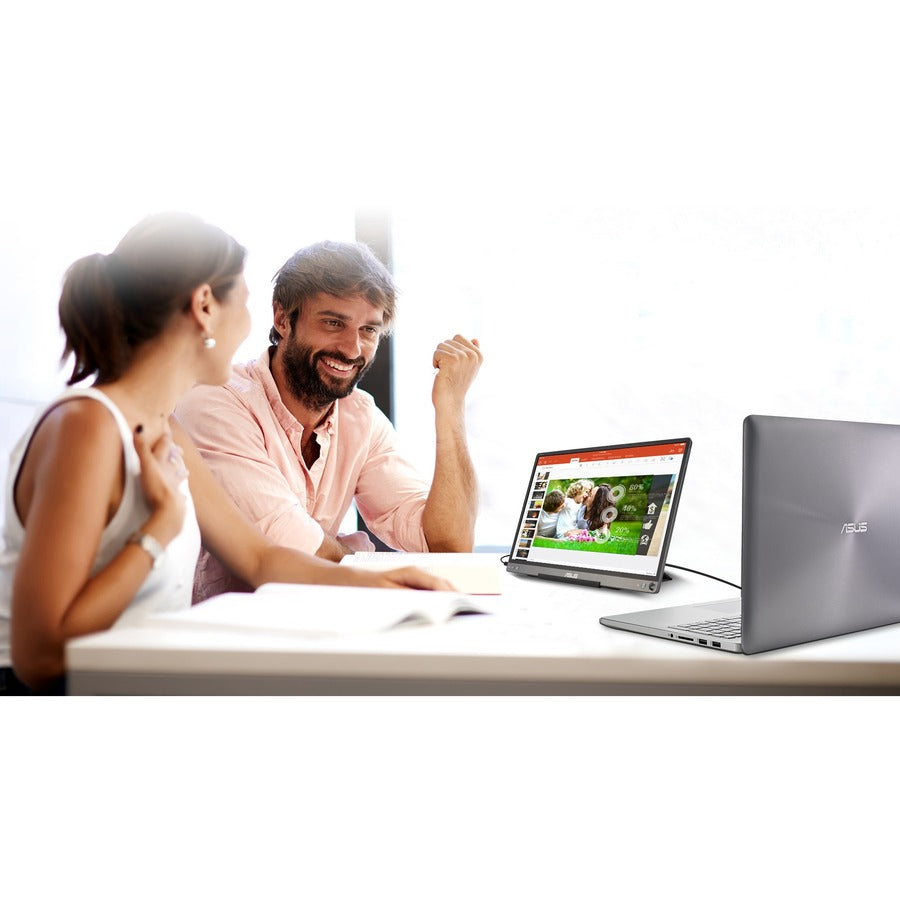 Asus ZenScreen MB16ACE 16 Class Full HD LCD Monitor - 16:9 - Dark Gray"