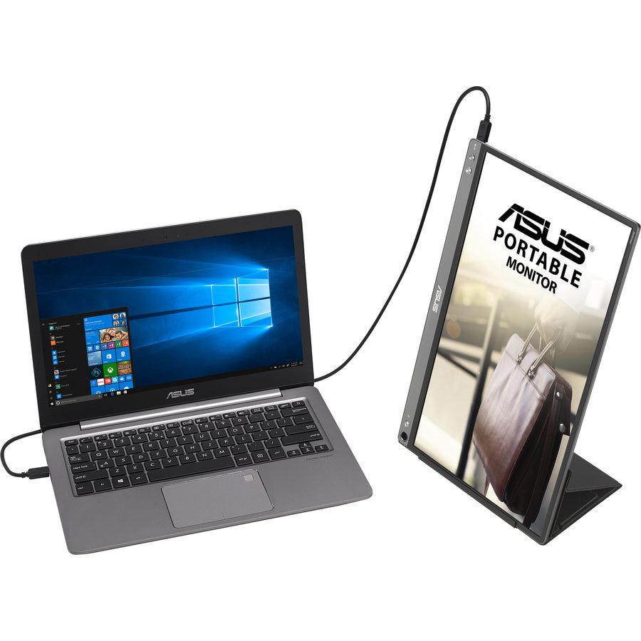 Asus ZenScreen MB16ACE 16 Class Full HD LCD Monitor - 16:9 - Dark Gray"