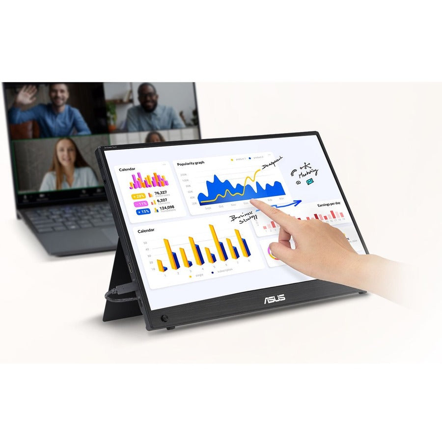 Asus ZenScreen MB16AHT 16 Class LCD Touchscreen Monitor - 16:9 - 5 ms GTG - 15.6 Viewable