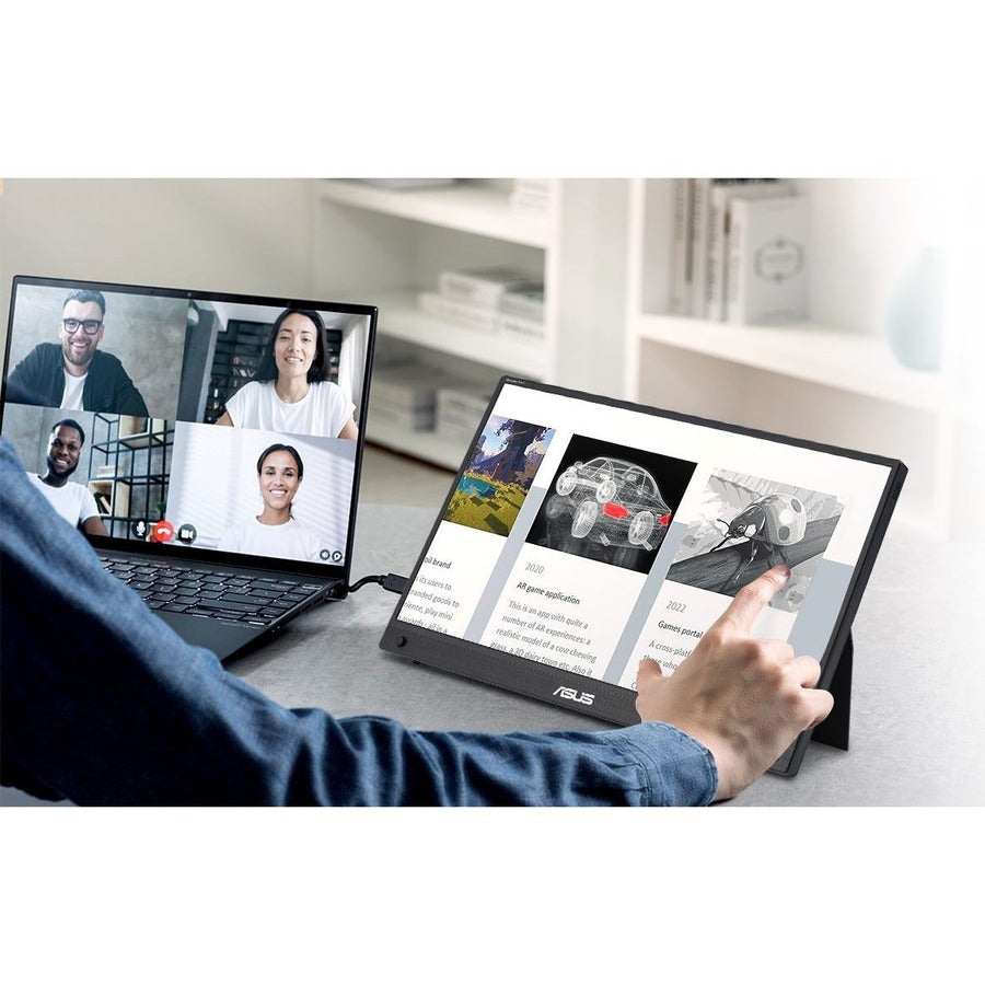 Asus ZenScreen MB16AHT 16 Class LCD Touchscreen Monitor - 16:9 - 5 ms GTG - 15.6 Viewable