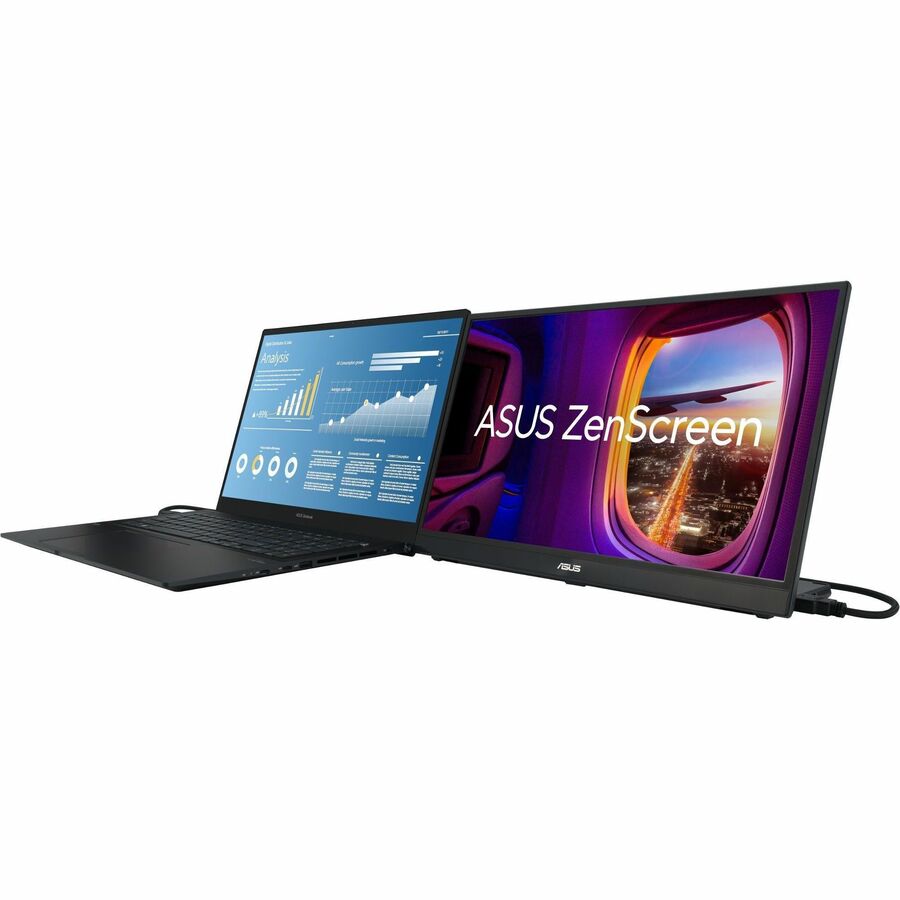 Asus ZenScreen MB17AHG 17 Class Full HD LED Monitor - 16:9 - 17.3 Viewable - In-plane Swit