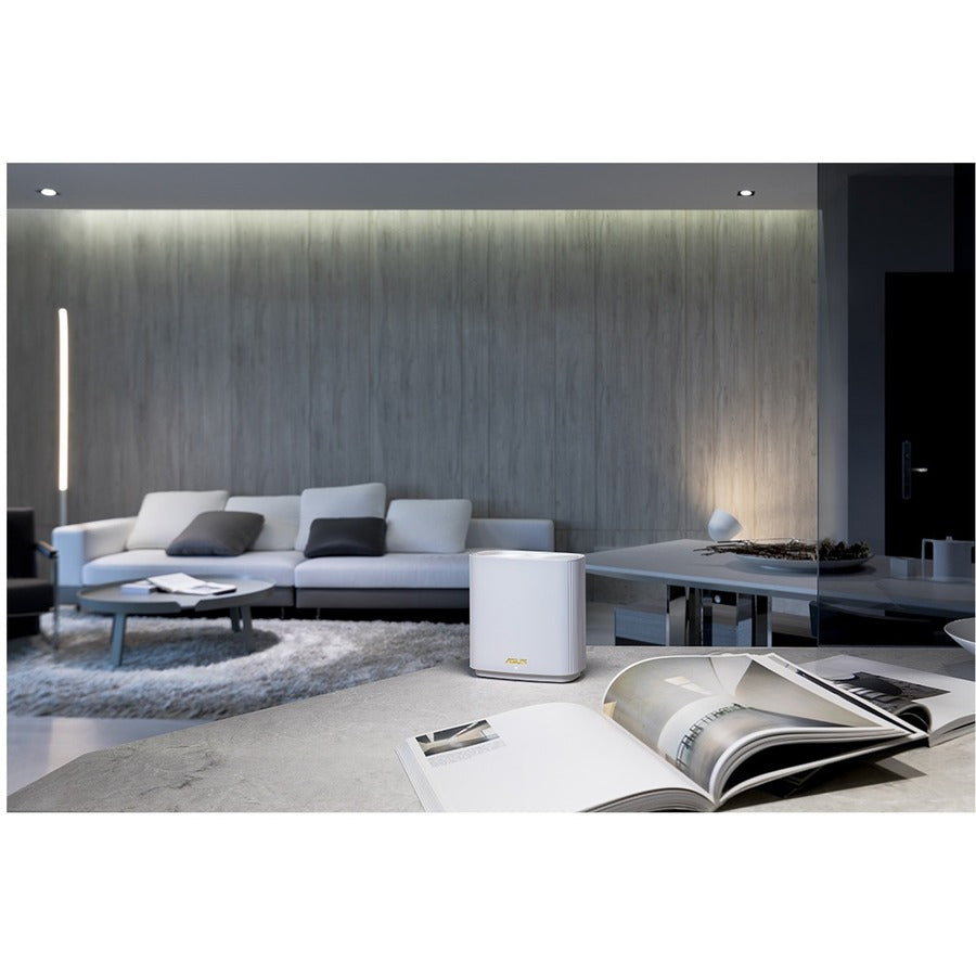 Asus ZenWiFi ET8 ET8 (W-2-PK) Wi-Fi 6 IEEE 802.11ax Wireless Router