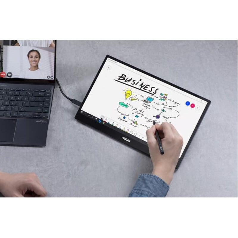 Asus Zenscreen Ink Mb14Ahd 14" Lcd Touchscreen Monitor - 16:9 - 5 Ms Gtg