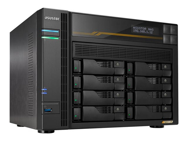 Asustor Lockerstor 8 Gen3 AS6808T 8-Bay NAS with AMD Ryzen for Business