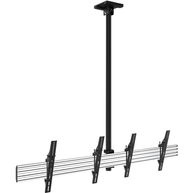 Atdec ADBS 2x1 ceiling menu board mount 55-65 displays (Black)" ADBS-2X1-12TC