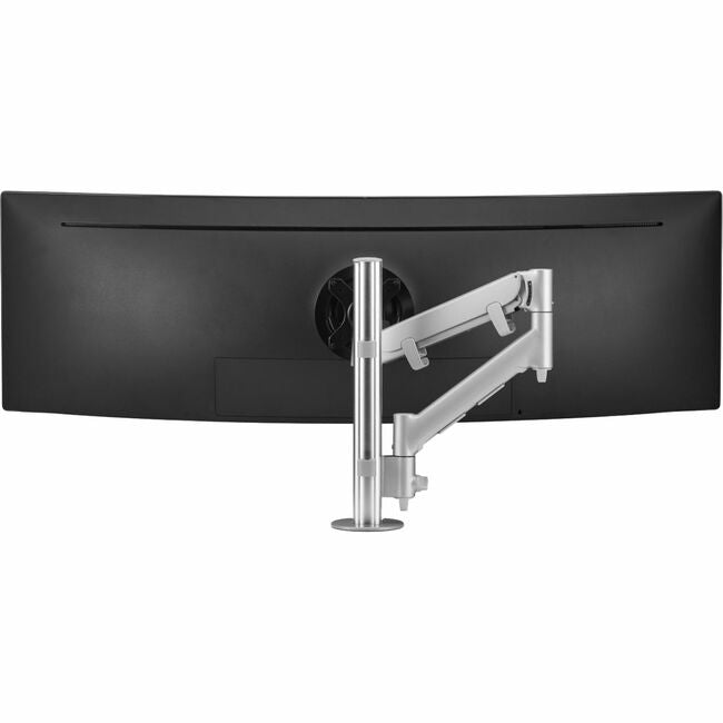 Atdec Modular Desk Mount for Monitor, Display Screen, Curved Screen Display, All-in-One Computer, Flat Panel Display - Silver AWMS-HX40-H-S