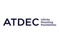 Atdec Single Swing Arm Monitor Mount - Silver