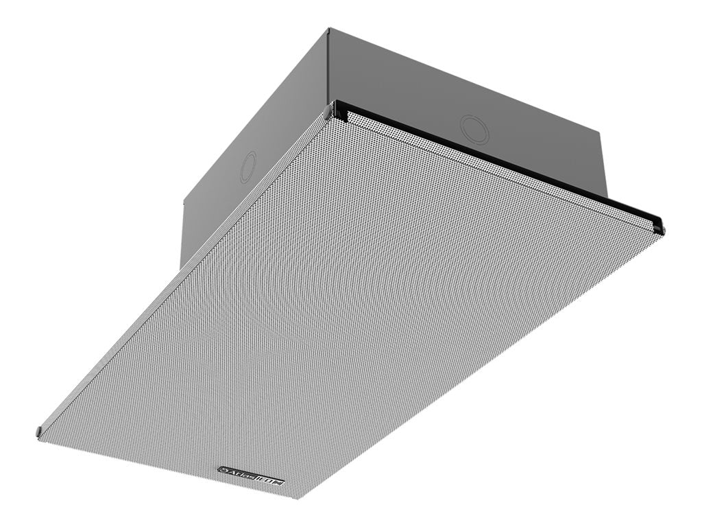 Atlas Sound IP-12SYSM - IP speaker - for PA system - Ethernet, PoE-Plus - 2-way - coaxial - white (grille color - white