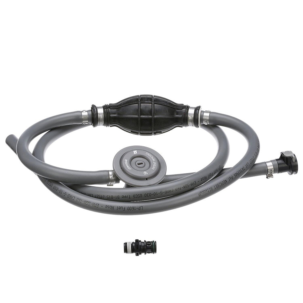 Attwood Universal Fuel Line Kit - 3/8" Dia. x 6' Length w/Sprayless Connectors &amp;
